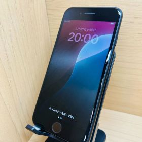 【74099】【画面不良】【SIMロック解除済】iPhone SE 第2世代 64GB ブラック (74099)