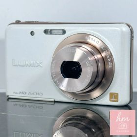 【極美品】Panasonic LUMIX DMC-FX80 ホワイト 1210万画素 光学5倍ズーム 24mm広角 タッチパネル フルHD動画 コンパクトデジタルカメラ