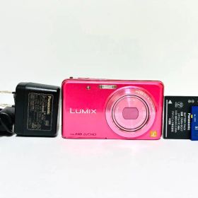 【美品・返品保証】Panasonic LUMIX DMC-FX80 ピンク