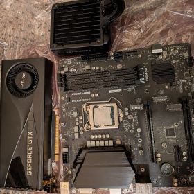 PCパーツセット（i9-9900K, Z390M, GTX1660, クーラー）