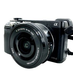 SONY ソニー α NEX-6 レンズ E 3.5-5.6/PZ 16-50 OSS 0.25m/0.82ft-0.30m/0.98tf φ40.5 ミラーレス一眼カメラ 動作確認済み【PF-907】