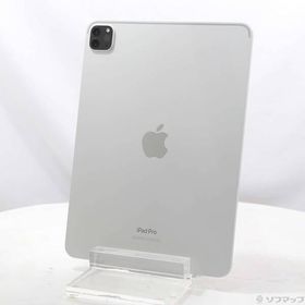 〔中古〕Apple(アップル) iPad Pro 11インチ 第4世代 128GB シルバー MNXE3J／A Wi-Fi〔262-ud〕