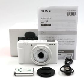■極上品■ SONY VLOGCAM ZV-1F ホワイト コンパクトデジタルカメラ ソニー