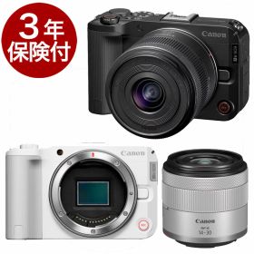 [3年保険付]キヤノン EOS R50V・RF-S14-30 IS STM PZレンズキット ブラック／ホワイト APS-Cサイズセンサーミラーレス一眼カメラ標準ズームレンズキット『ホワイトは2026年2月20日発売』