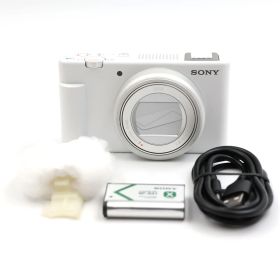 ■極上品■ SONY VLOGCAM ZV-1 II ホワイト コンパクトデジタルカメラ ZV-1M2 B ソニー
