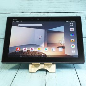 docomo arrows Tab F-02K Black ブラック 本体 白ロム SIMロック解除済み SIMフリー 322525