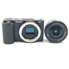 【全額返金保証】【最速発送】Sony デジタル一眼 VLOGCAM ZV-E10L パワーズームレンズキット ブラック 美品 動作確認済