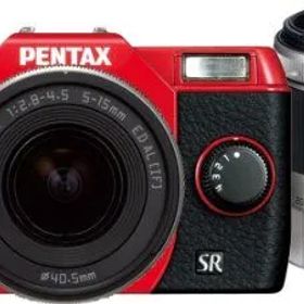 【中古】「非常に良い（無料延長保証）」PENTAX デジタルミラーレス一眼 Q10 ダブルズームキット [標準ズーム 02 STANDARD ZOOM ・望遠ズーム 06 TELEPHOTO ZOOM] レッド Q10