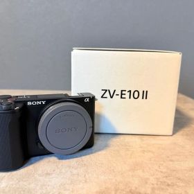 【ボディ】VLOGCAM ZV-E10 II ボディ ブラック バッテリー付属