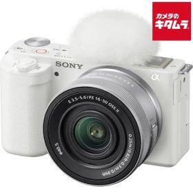 【新品】ソニー VLOGCAM ZV-E10 パワーズームレンズキット ホワイト [ZV-E10K W] SONY ミラーレス一眼カメラ 軽量 Wi-Fi搭載 Vlogカメラ 4K動画撮影 《納期約１－２週間》