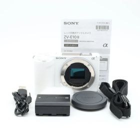 ■極上品■ SONY VLOGCAM ZV-E10 II ボディ ホワイト