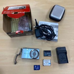 【✨通電確認済✨】CASIO EXILIM エクシリム デジタルカメラ EX-ZS5 SR デジタルカメラ カメラ 写真 camera アンティーク ヴィンテージ レンズ zoom ズーム 思い出 運動会 お出かけ インドア デジカメ コンパクトデジタルカメラ