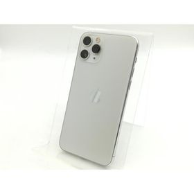 【中古】Apple SoftBank 【SIMロック解除済み】 iPhone 11 Pro 64GB シルバー MWC32J/A【福岡筑紫】保証期間１ヶ月【ランクC】
