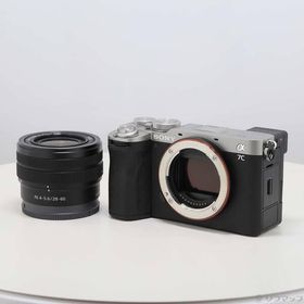 〔中古〕SONY(ソニー) α7C II ズームレンズキット シルバー ILCE-7CM2L S〔262-ud〕