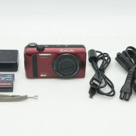 美品 CASIO カシオ HIGH SPEED EXILIM EX-ZR300 コンパクトデジタルカメラ レッド 251220n