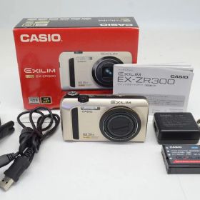 CASIO カシオ HIGH SPEED EXILIM EX-ZR300 コンパクトデジタルカメラ ゴールド 元箱付 250924s