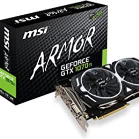 【中古】MSI GeForce GTX 1070 Ti ARMOR 8G グラフィックスボード VD6491