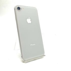アップル(Apple)の【全額返金保証】【最速発送】Apple iPhone iPhone 8 256GB シルバー au 動作確認済(スマートフォン本体)