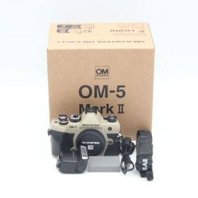ショット数1525回 ≪ほぼ新品≫ OM SYSTEM OM-5 MarkII ボディ サンドベージュ #20260315-3553