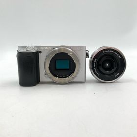 ソニー(SONY)の【全額返金保証】【最速発送】Sony デジタル一眼 α6400 ILCE-6400K パワーズームレンズキット [シルバー] 美品 動作確認済(ミラーレス一眼)