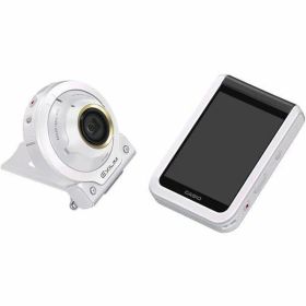 【中古】 カシオ CASIO デジタルカメラ EXILIM EX-FR100LWE カメラ部/モニター部分離 セルフィーが簡単 3つのこだわり自分撮り機能 当店保証30日間 人気 ミラーレス 一眼レフ 交換レンズ カメラ