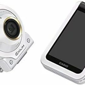 【中古】CASIO デジタルカメラ EXILIM EX-FR100LWE カメラ部/モニター部分離 セルフィーが簡単 3つのこだわり自分撮り機能当店保証30日間 人気モデル 高画質 売れ筋