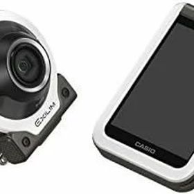 【中古】CASIO デジタルカメラ EXILIM EX-FR100WE カメラ部/モニター部分離 フリースタイルカメラ EXFR100 ホワイト当店保証30日間 人気モデル 高画質 売れ筋