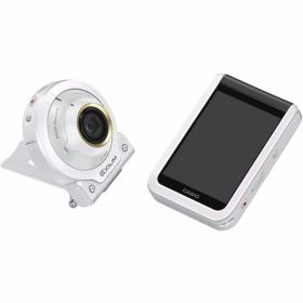 【中古】カシオ CASIO デジタルカメラ EXILIM EX-FR100LWE カメラ部/モニター部分離 セルフィーが簡単 3つのこだわり自分撮り機能 カメラ 中古 人気 おすすめ 高画質