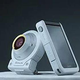 【中古】CASIO デジタルカメラ EXILIM EX-FR100LWE カメラ部／モニター部分離 セルフィーが簡単 3つのこだわり自分撮り機能