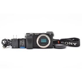 ソニー(SONY)のショット数8929回 SONY α6400 充電ケーブル付き ARYM5807(ミラーレス一眼)