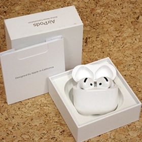 【中古】Apple 純正 AirPods 4 アクティブノイズキャンセリング搭載モデル MXP93J/A 本体 ワイヤレス イヤホン(QMA710-1)