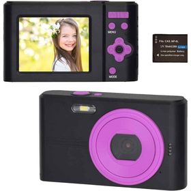 ケイヨウ コンパクトデジタルカメラ ブラック×パープル [写真 4400万画素 軽量 コンパクト ツートン かわいい] NT-DC001(BPL)