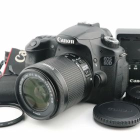 ★美品★キヤノン CANON EOS 60D + EF-S 18-55mm F3.5-5.6 IS STM 充電器・ストラップ付★ W0313＃4623