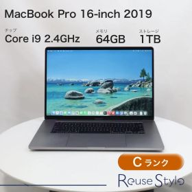 MacBook Pro 16-inch 2019【ランク：C】【カラー：スペースグレイ】【ストレージ：1TB】【メモリ：64GB】【US配列キーボード】