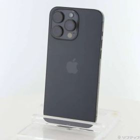 ソフマップ 〔中古品〕 iPhone15 Pro Max 256GB ブラックチタニウム MU6P3J／A SIMフリー【251】