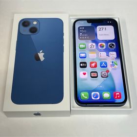アイフォーン(iPhone)のジャンク iPhone13 128GB ブルー 訳あり(スマートフォン本体)