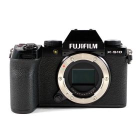 富士フイルム FUJIFILM X-S10 ボディ ブラック デジタル ミラーレス 一眼カメラ 【中古】