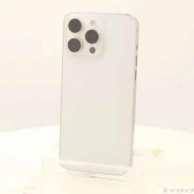 ソフマップ 〔中古品〕 iPhone15 Pro Max 256GB ホワイトチタニウム MU6Q3J／A SIMフリー【377】