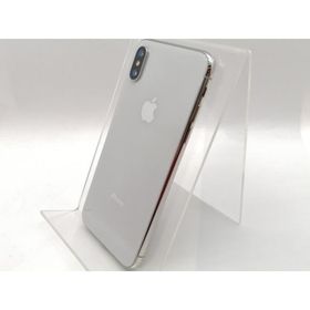 【中古】Apple SoftBank 【SIMロック解除済み】 iPhone X 64GB シルバー MQAY2J/A【津田沼】保証期間１ヶ月【ランクC】