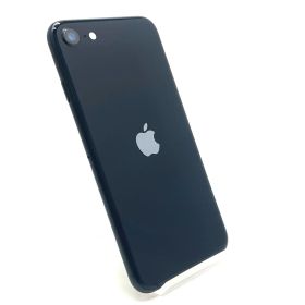 【全額返金保証】【最速発送】 iPhone SE（第3世代） 64GB ミッドナイト au 白ロム 美品 動作確認済 86%