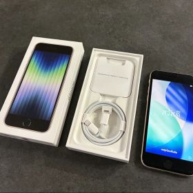 iPhone SE3 (第3世代) 本体 スターライト 64GB SIMフリー