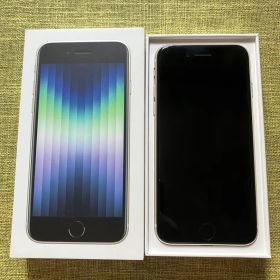バッテリー89%本体iPhone SE (第3世代) スターライトSIMフリー