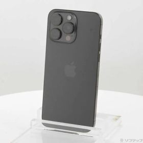 ソフマップ 〔中古品〕 iPhone15 Pro Max 256GB ブラックチタニウム MU6P3J／A SIMフリー【344】
