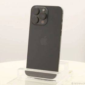 ソフマップ 〔中古品〕 iPhone15 Pro Max 256GB ブラックチタニウム MU6P3J／A SIMフリー【258】