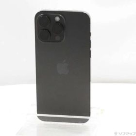 ソフマップ 〔中古品〕 iPhone15 Pro Max 256GB ブラックチタニウム MU6P3J／A SIMフリー【352】