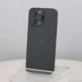 ソフマップ 〔中古品〕 iPhone15 Pro Max 256GB ブラックチタニウム MU6P3J／A SIMフリー【262】