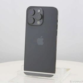 ソフマップ 〔中古品〕 iPhone15 Pro Max 256GB ブラックチタニウム MU6P3J／A SIMフリー【371】