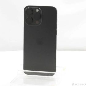ソフマップ 〔中古品〕 iPhone15 Pro Max 256GB ブラックチタニウム MU6P3J／A SIMフリー【251】