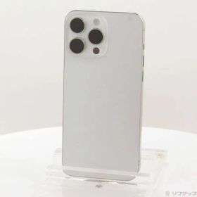 ソフマップ 〔中古品〕 iPhone15 Pro Max 256GB ホワイトチタニウム MU6Q3J／A SIMフリー【377】