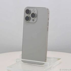ソフマップ 〔中古品〕 iPhone15 Pro Max 256GB ナチュラルチタニウム MU6R3J／A SIMフリー【269】